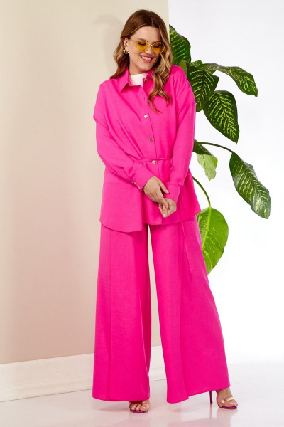 Блуза, брюки Anastasia 976 розовый - фото 5