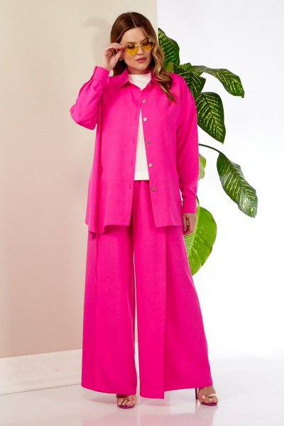 Блуза, брюки Anastasia 976 розовый - фото 1