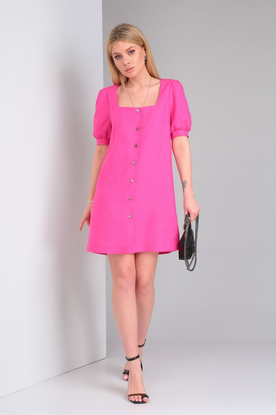 Платье DOGGI 3719 розовый барби - фото 7