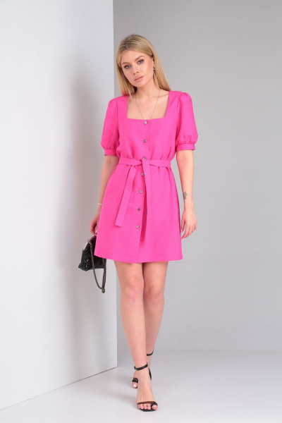 Платье DOGGI 3719 розовый барби - фото 4