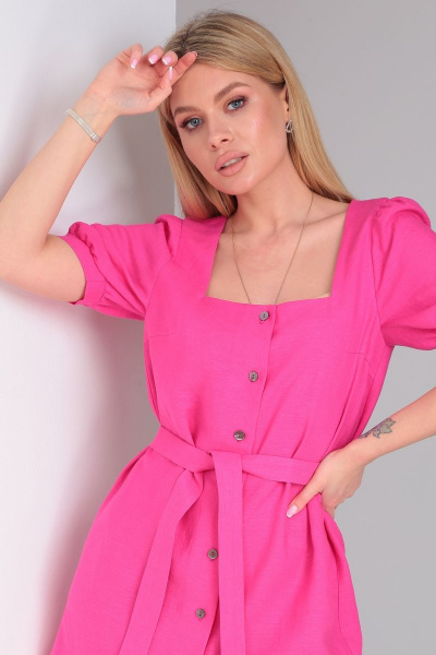 Платье DOGGI 3719 розовый барби - фото 2