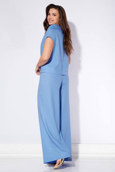Блуза, брюки Viola Style 20636 голубой - фото 5