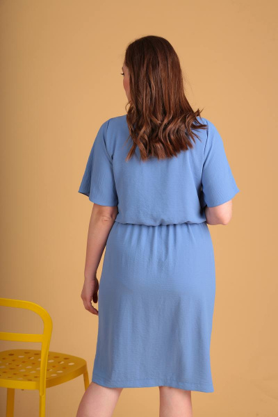Платье Viola Style 0864 голубой - фото 3