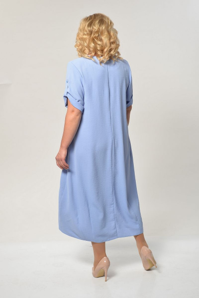 Платье ELGA 01-612 светло-голубой - фото 2