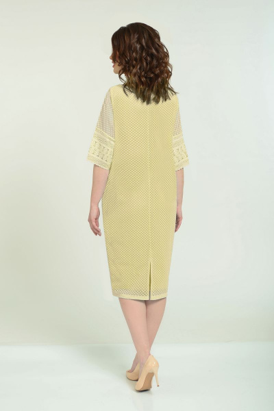 Платье VOLNA 1096 лимонно-желтый - фото 2