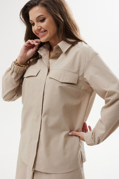 Блуза, юбка MALI 723-036 бежевый - фото 8