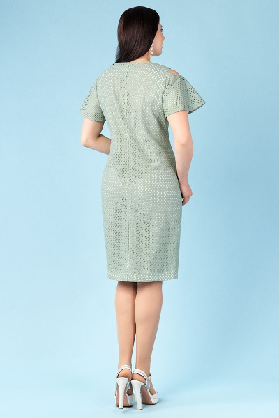 Платье Emilia 10052 зеленый - фото 2
