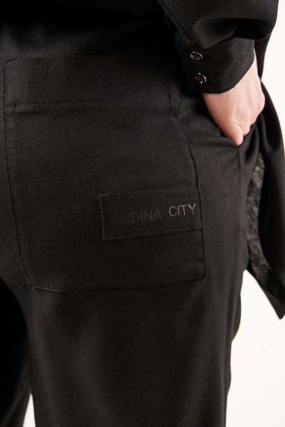 Блуза, брюки Andina city 9015  черный - фото 10