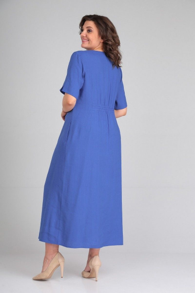 Платье Диомант 1879 синий - фото 6