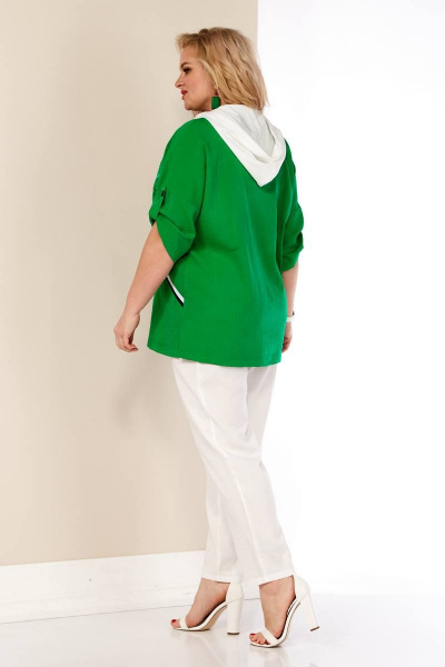 Блуза, брюки Shetti 4049 зеленый - фото 9