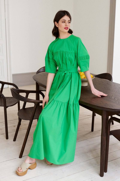 Платье Lokka 1149 зеленый - фото 4