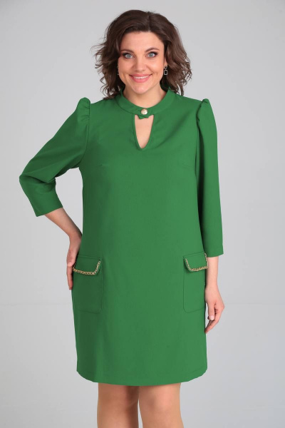 Платье Mido М89 зеленый - фото 5
