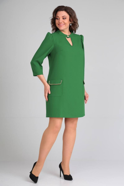 Платье Mido М89 зеленый - фото 2