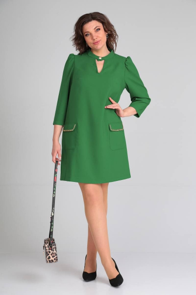 Платье Mido М89 зеленый - фото 1