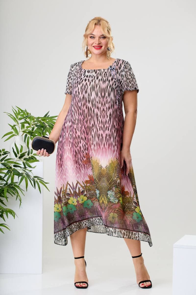 Платье Romanovich Style 1-1332 розовый - фото 1