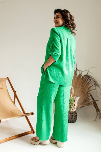 Блуза, брюки Romanovich Style 2-2487 зеленый - фото 4