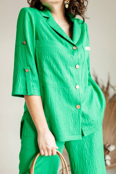 Блуза, брюки Romanovich Style 2-2487 зеленый - фото 7