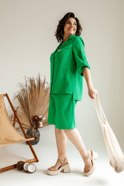 Блуза, шорты Romanovich Style 2-2489 зеленый - фото 3