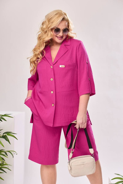 Блуза, шорты Romanovich Style 2-2489 малиновый - фото 4
