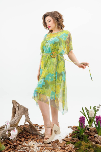 Платье Romanovich Style 3-2514 ярко-зеленый - фото 2