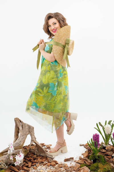 Платье Romanovich Style 3-2514 ярко-зеленый - фото 7