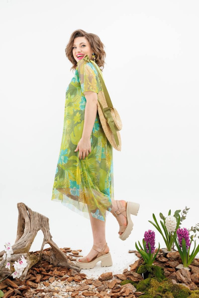 Платье Romanovich Style 3-2514 ярко-зеленый - фото 4