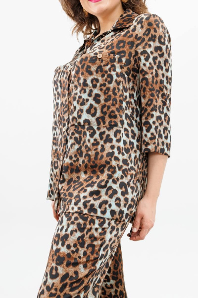 Блуза, брюки Romanovich Style 2-2488 леопард - фото 7