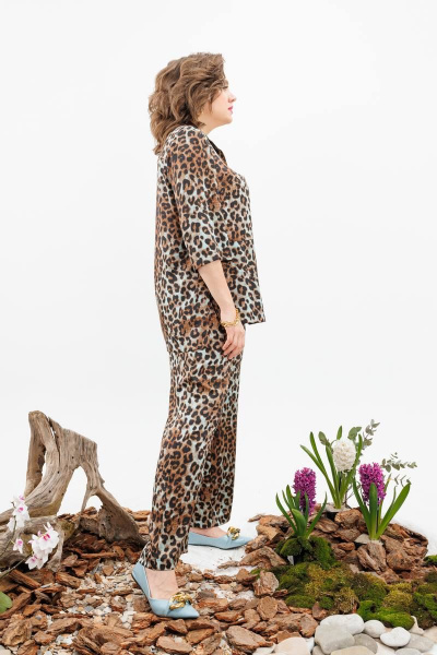 Блуза, брюки Romanovich Style 2-2488 леопард - фото 4