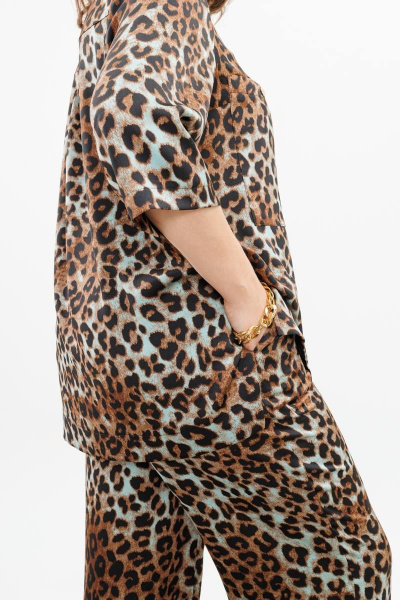 Блуза, брюки Romanovich Style 2-2488 леопард - фото 8