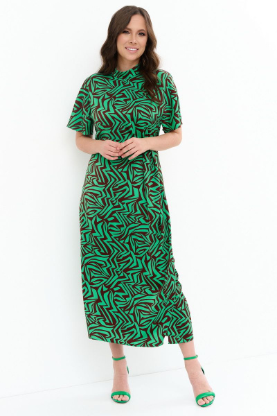 Платье Магия моды 2273 зеленый - фото 5