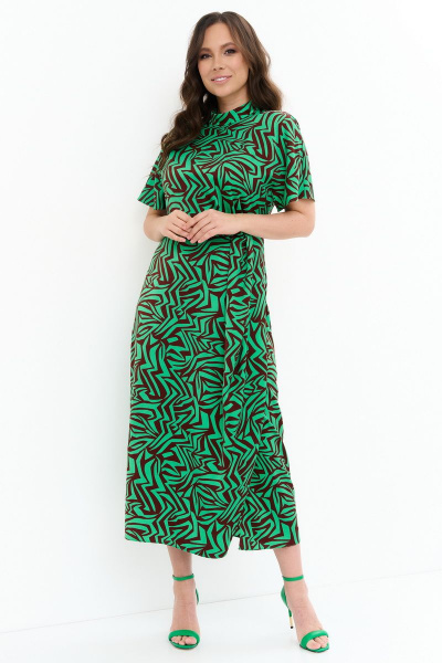 Платье Магия моды 2273 зеленый - фото 4