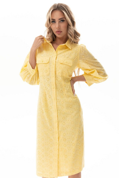 Платье Golden Valley 4910 желтый - фото 2
