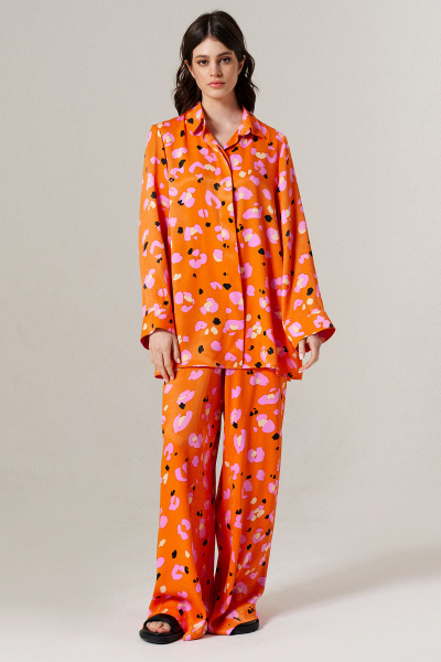 Блуза, брюки Панда 149220w оранжевый - фото 1