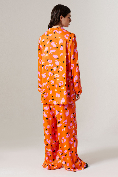 Блуза, брюки Панда 149220w оранжевый - фото 3