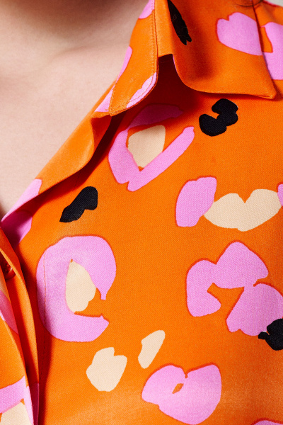 Блуза, брюки Панда 149220w оранжевый - фото 4
