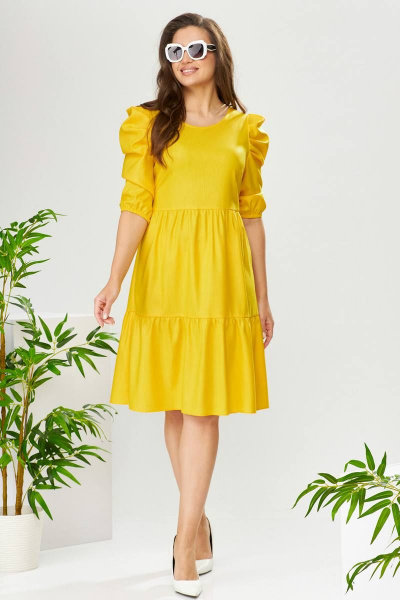 Платье Romanovich Style 1-2497Д желтый - фото 1