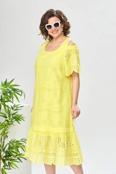 Платье Romanovich Style 1-2529 желтый - фото 5
