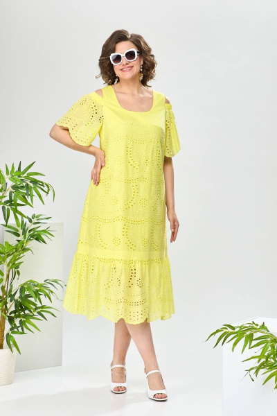 Платье Romanovich Style 1-2529 желтый - фото 4