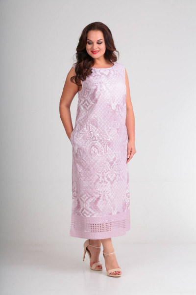 Платье SVT-fashion 511 розовый - фото 1