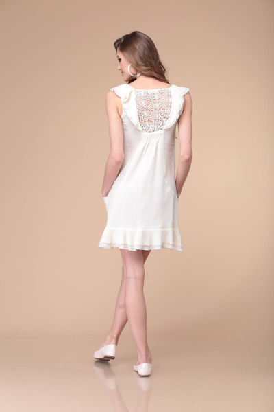 Платье Verita 349 белый - фото 3