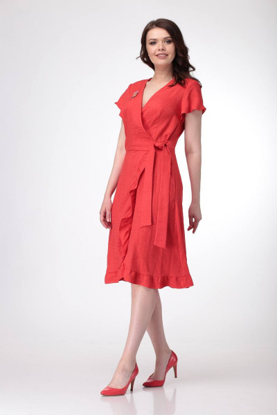 Платье Verita 1171 красный - фото 1