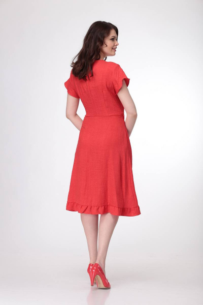 Платье Verita 1171 красный - фото 2