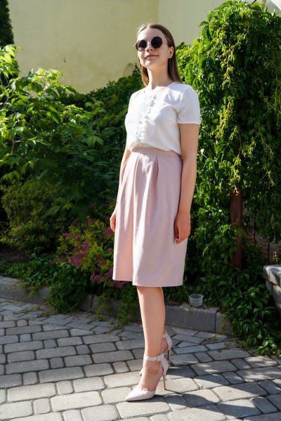 Юбка Fayno Fashion 101 розовый - фото 2