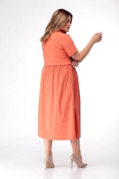 Платье Talia fashion ПЛ-104 оранж - фото 5