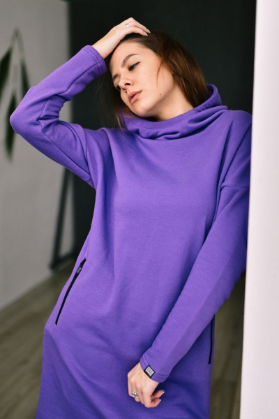 Платье RAWR 048 фиолетовый - фото 5