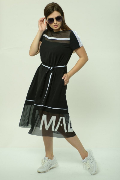 Платье MALI 4112 черный - фото 1