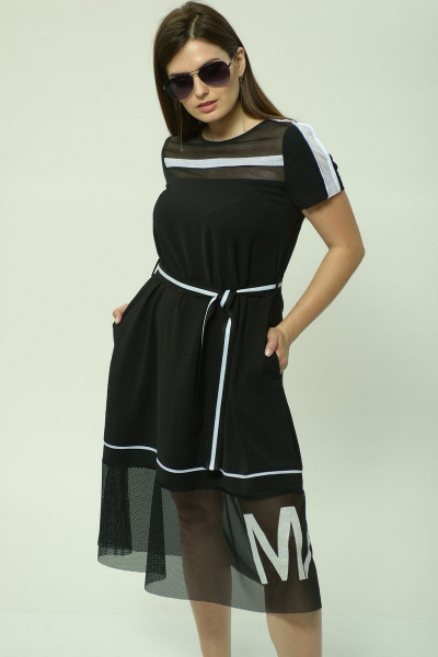 Платье MALI 4112 черный - фото 6
