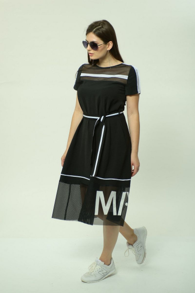 Платье MALI 4112 черный - фото 2