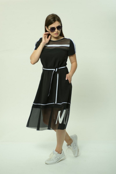 Платье MALI 4112 черный - фото 3