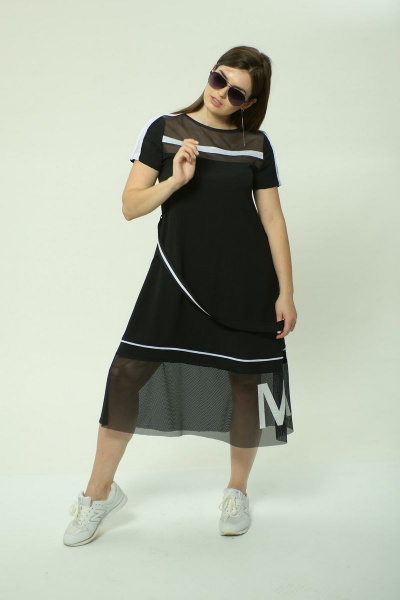 Платье MALI 4112 черный - фото 4